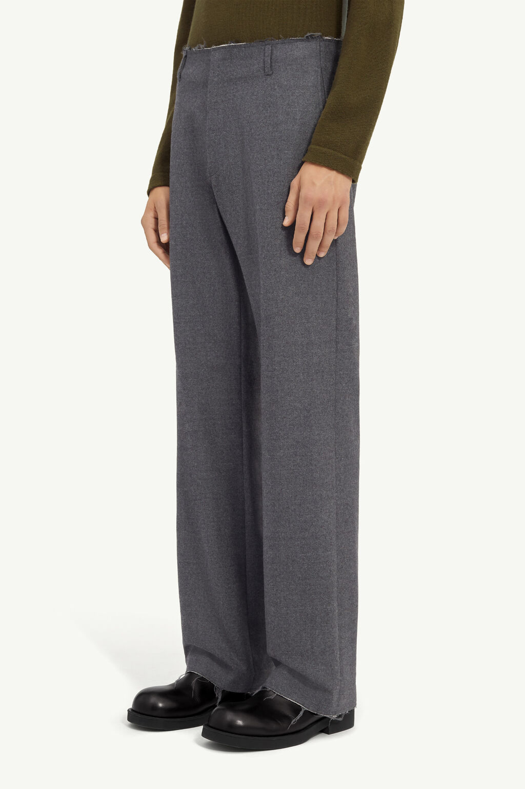 MM6 MAISON MARGIELA WOOL TROUSERS grey – Bild 4