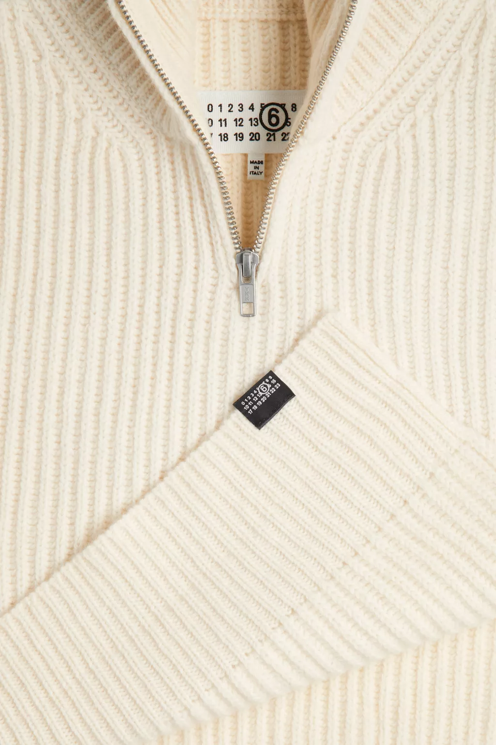 MM6 MAISON MARGIELA WOOL VEST white – Bild 4