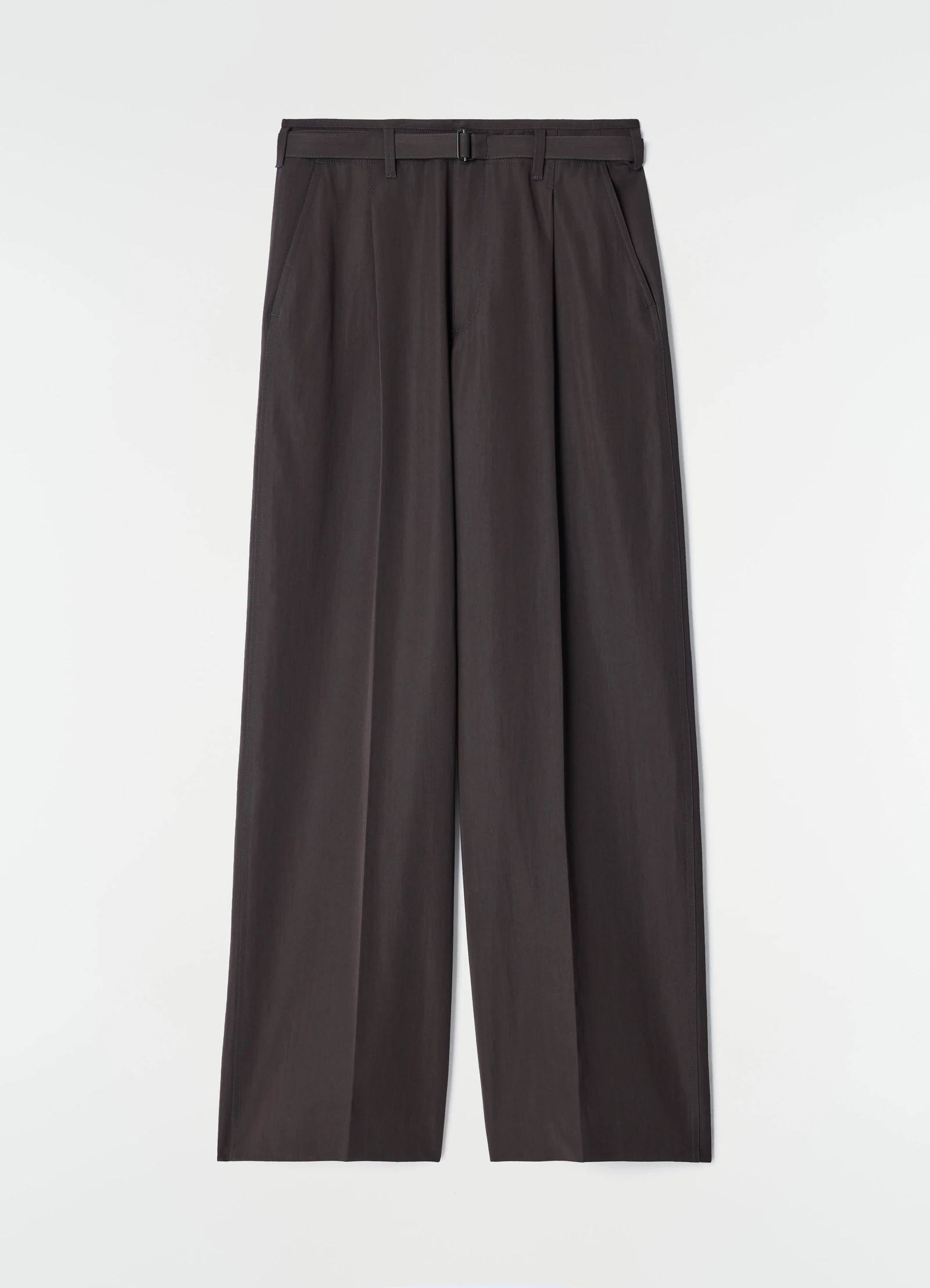 LEMAIRE LARGE PLEATED PANTS moka – Bild 2