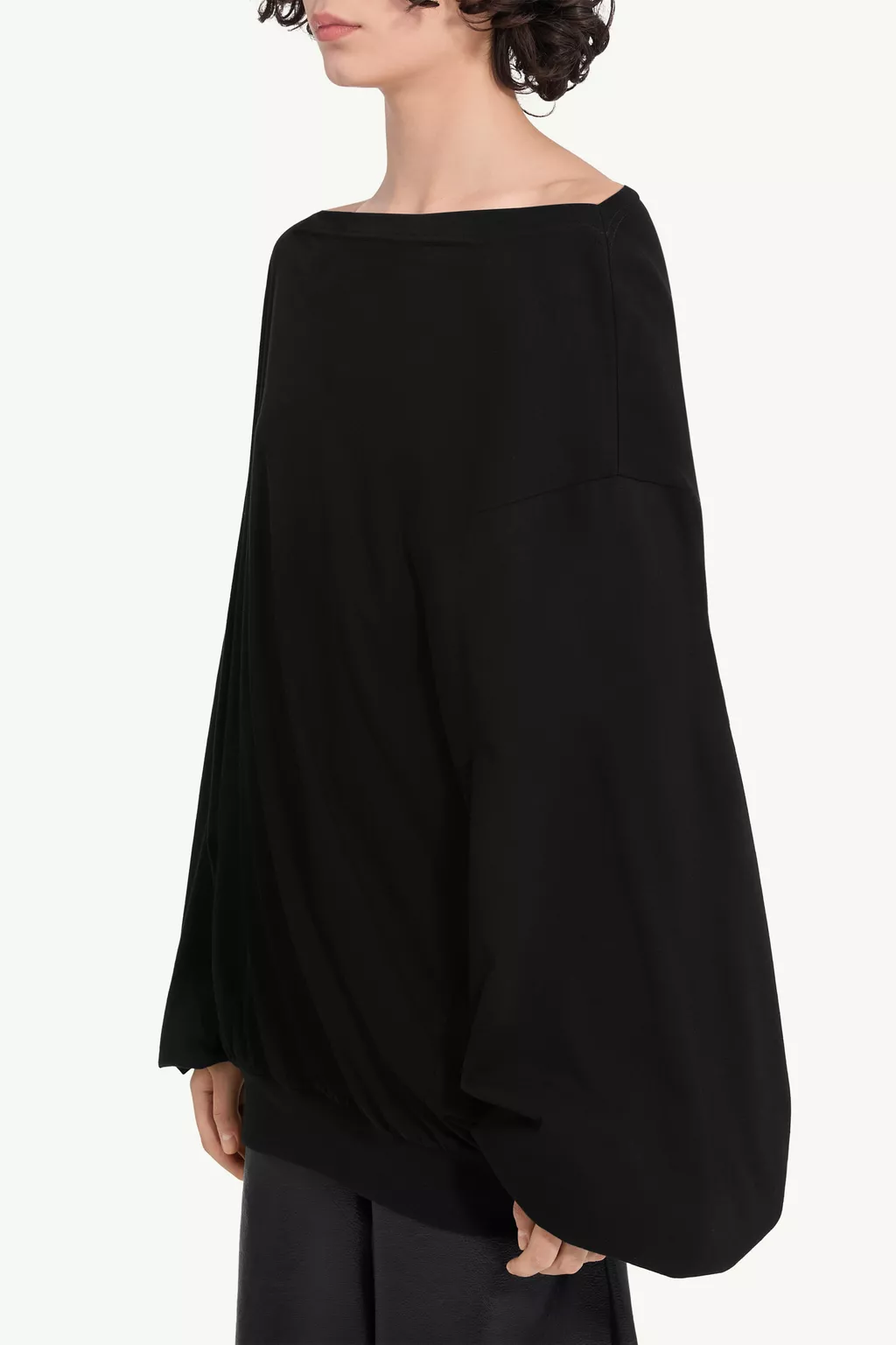 MM6 MAISON MARGIELA ASYMMETRICAL LONGSLEEVE black – Bild 4