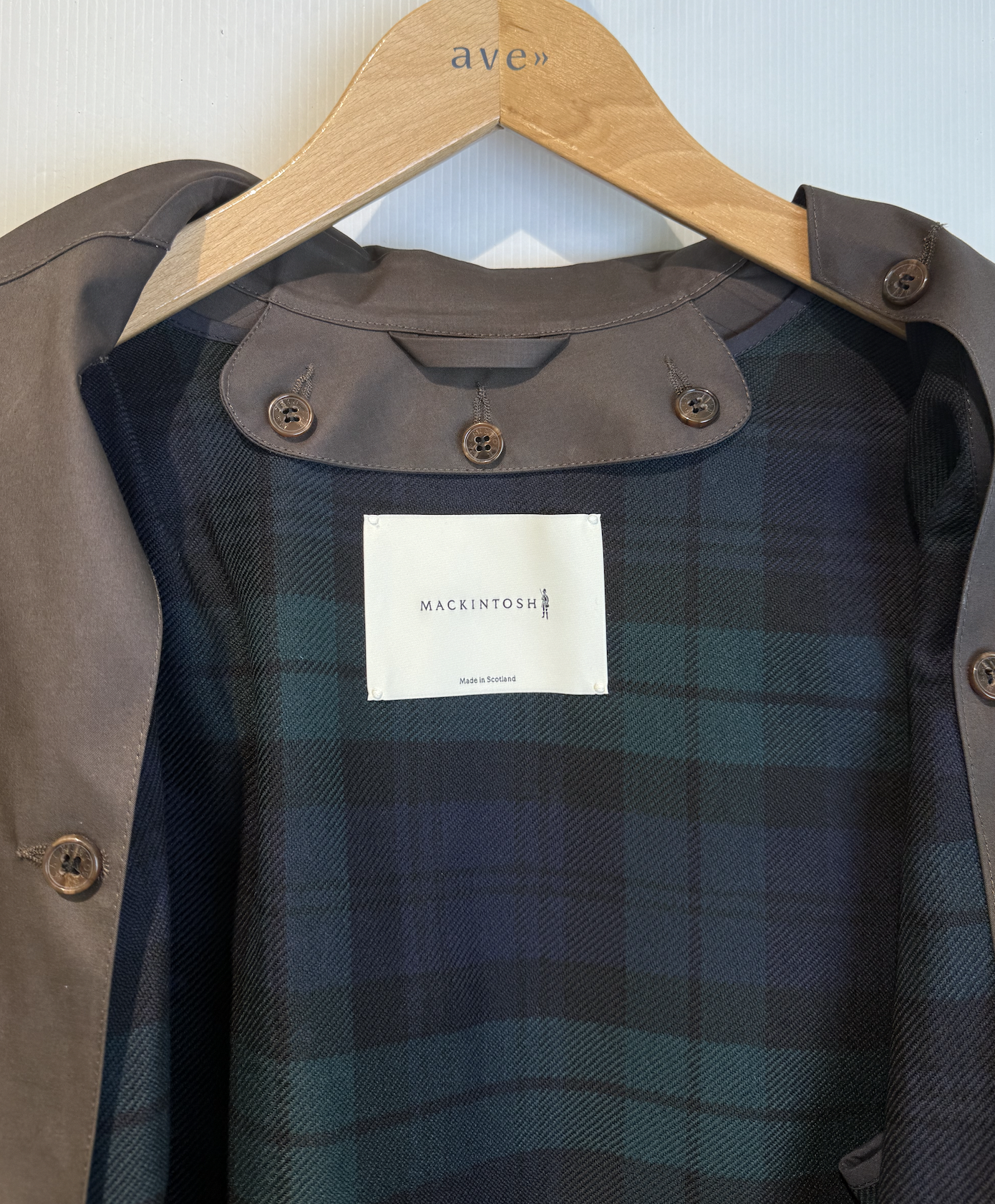 MACKINTOSH BANTON RUBBERISED COAT chocolate – Bild 4