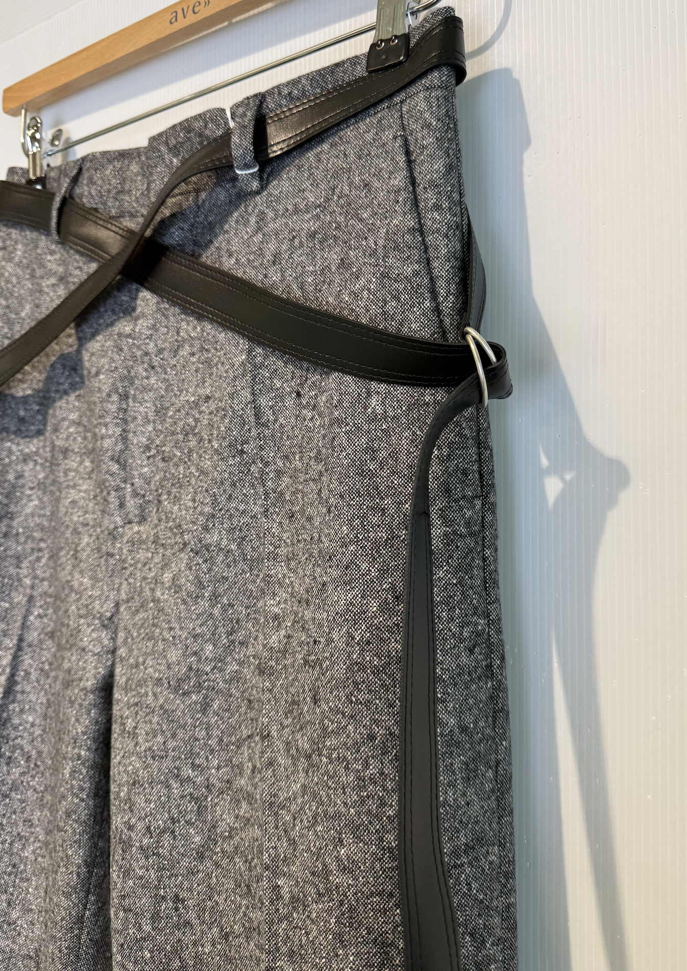 MM6 MAISON MARGIELA WOOL TROSUERS grey – Bild 2