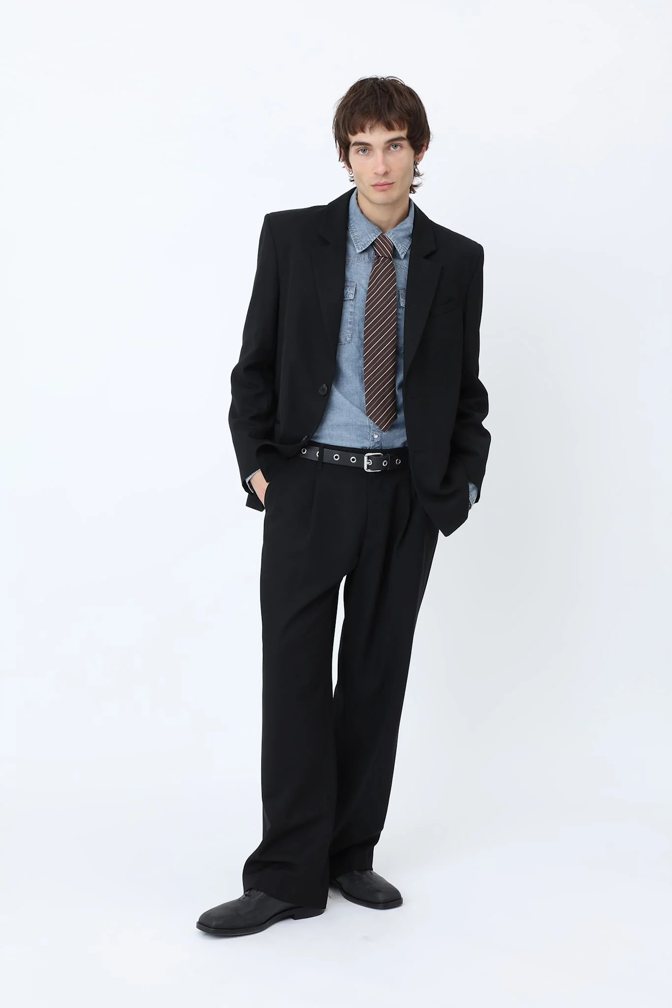 WON HUNDRED FRANK BLAZER black – Bild 4