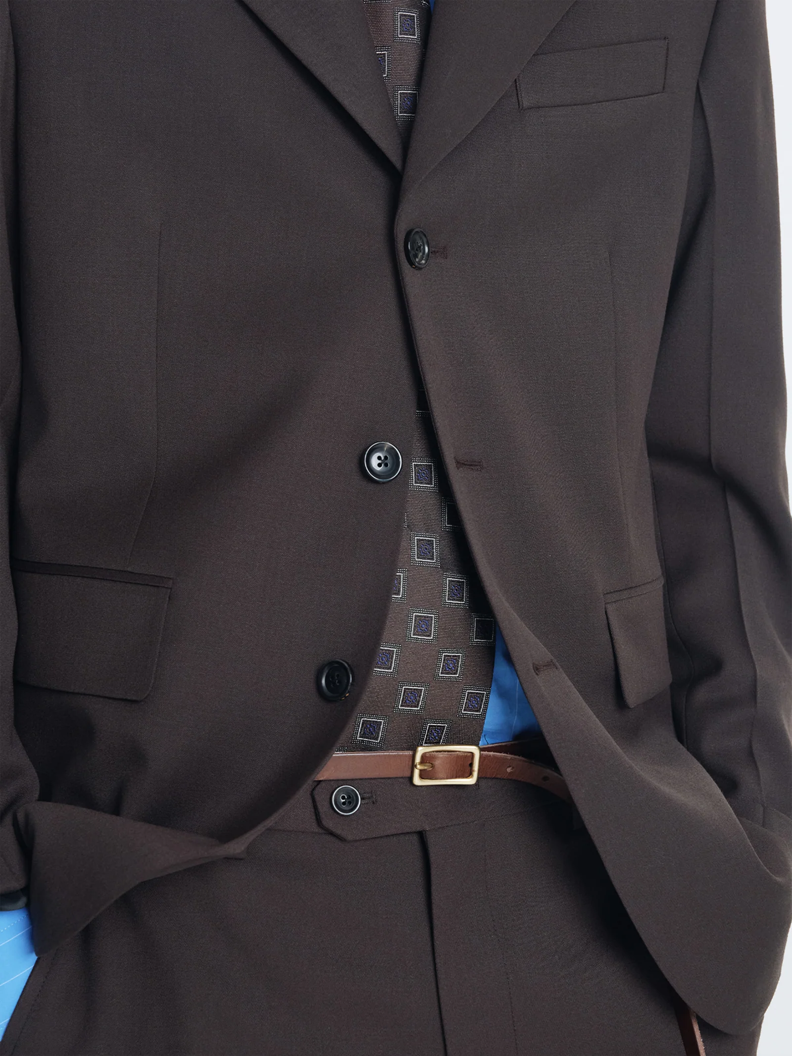 TONYWACK WOOL BLEND TAILORED BLAZER deep brown – Bild 10