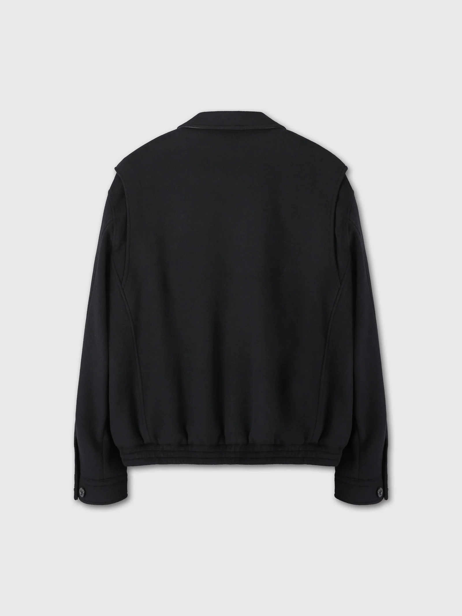 TONYWACK WOOL AND SILK BLOUSON JACKET black – Bild 10