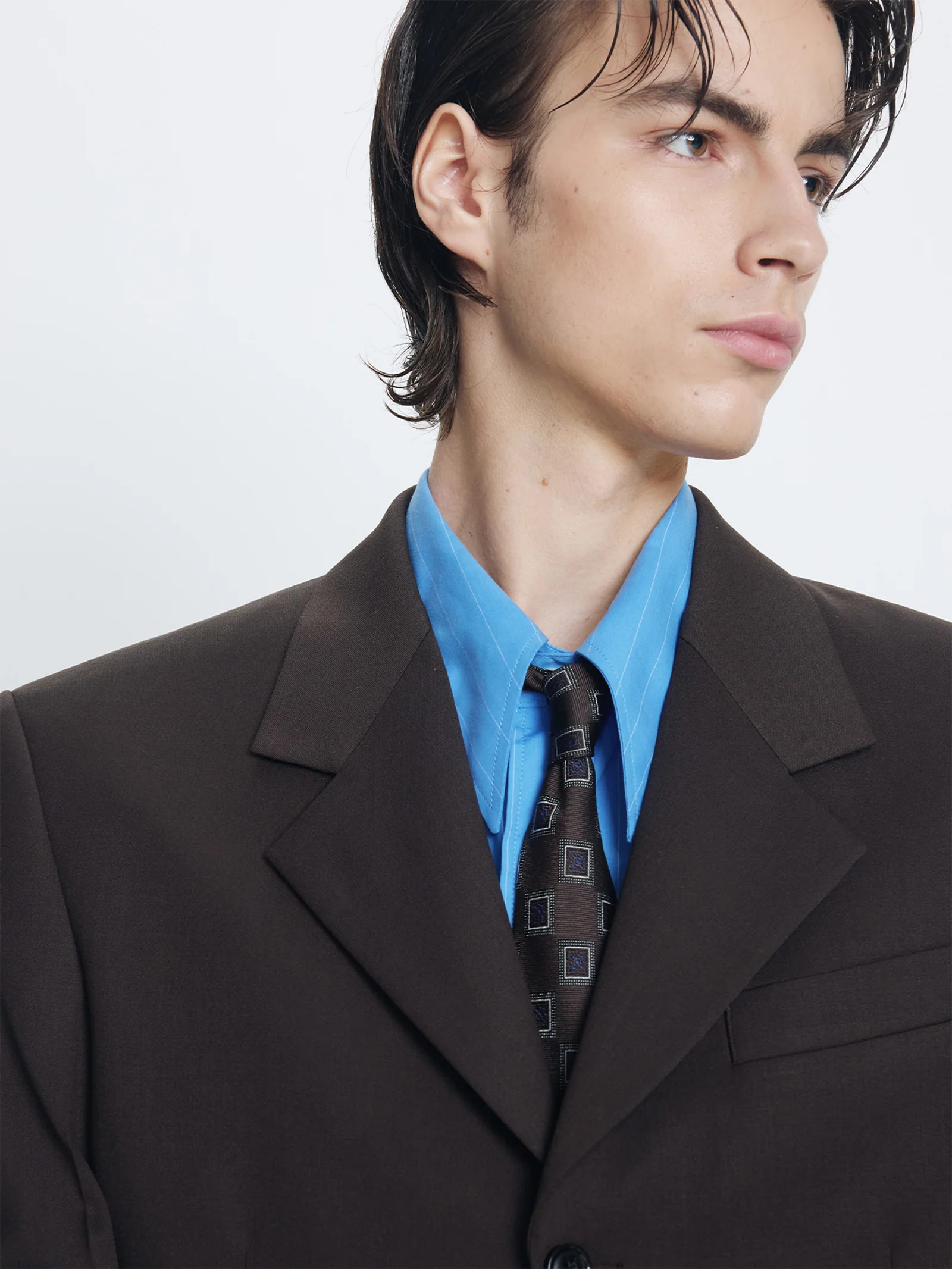 TONYWACK WOOL BLEND TAILORED BLAZER deep brown – Bild 9