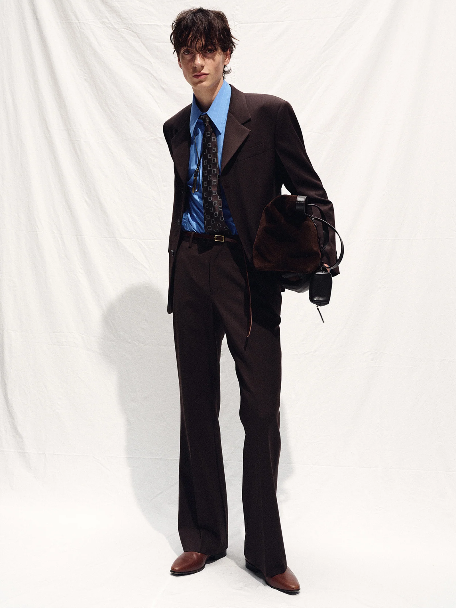 TONYWACK WOOL BLEND TAILORED BLAZER deep brown – Bild 5