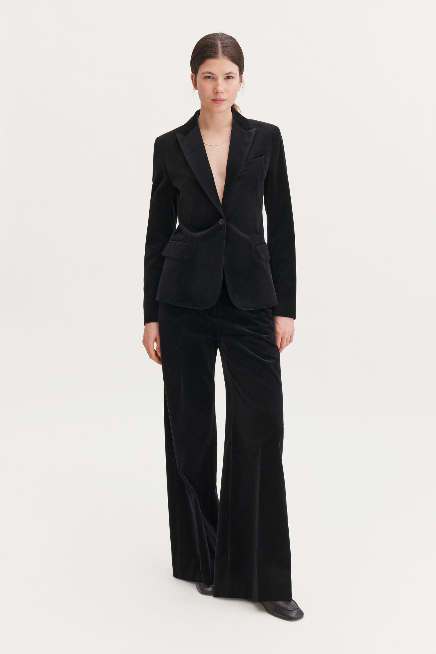 FILIPPA K HARLOW VELVET TROUSERS black – Bild 3