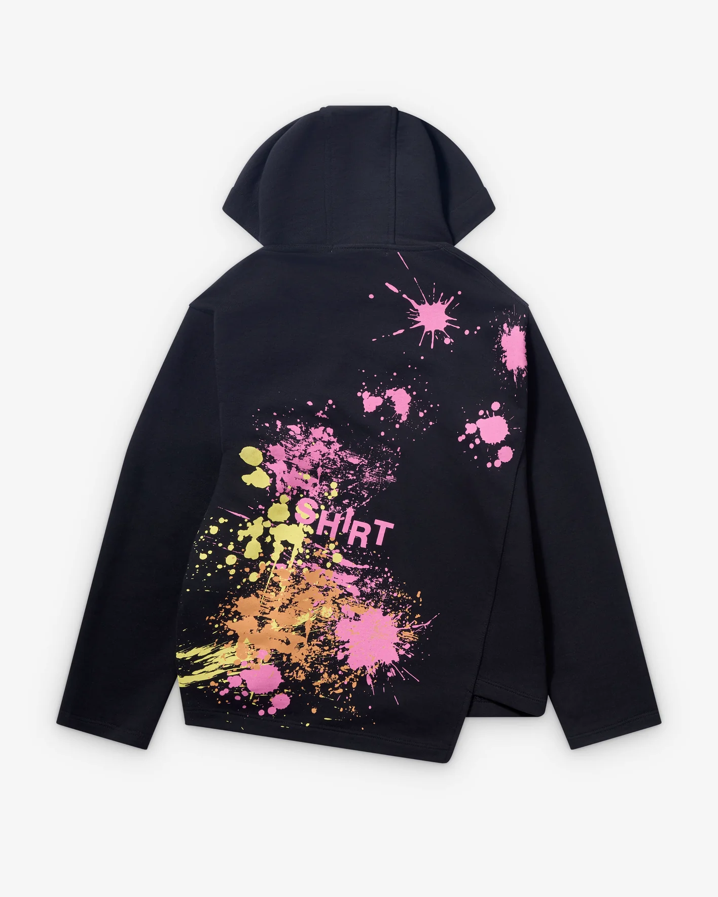 COMME DES GARCONS GRAPHIC PAINT SPLATTER ZIP HOODIE black – Bild 2