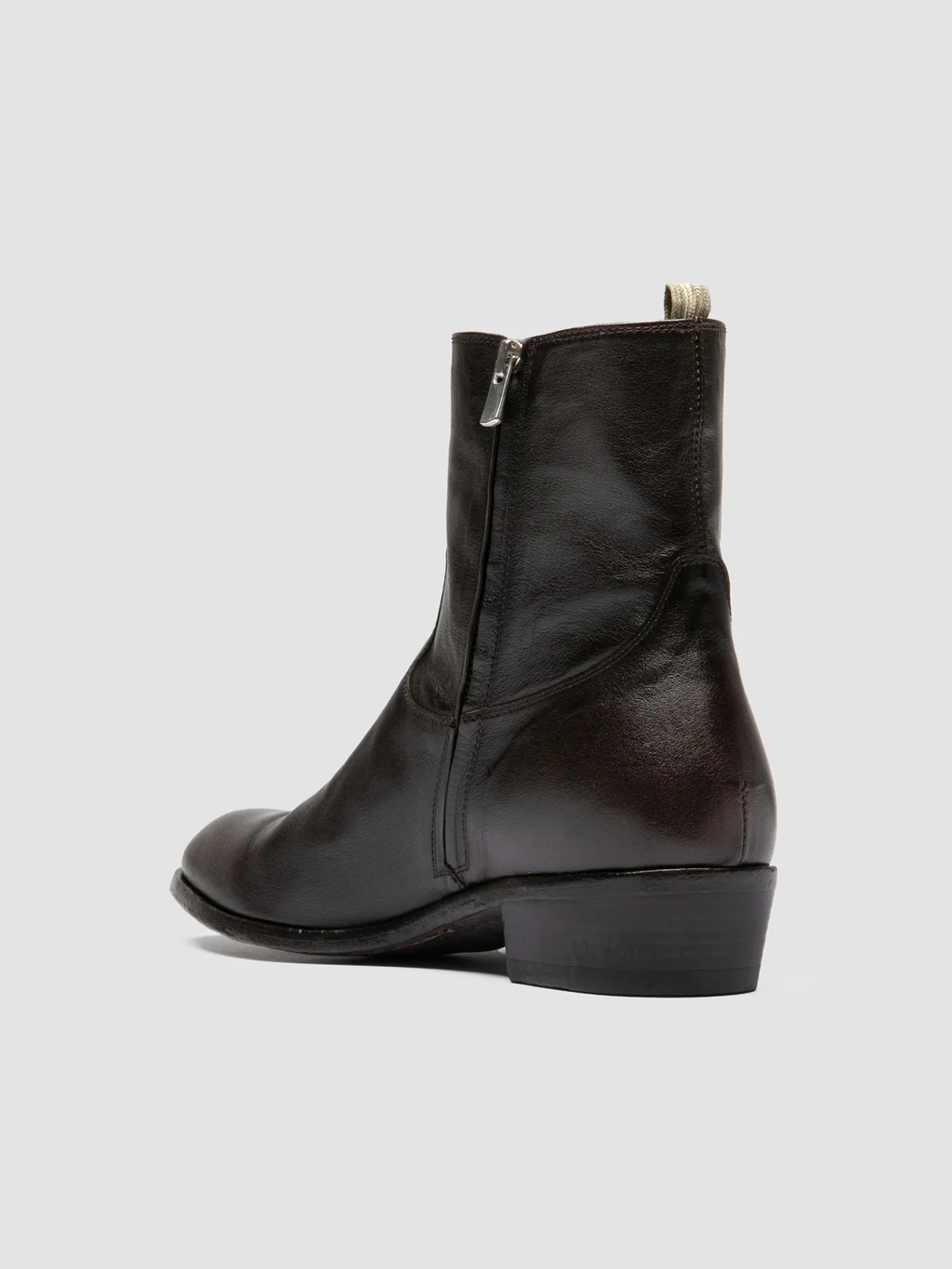 OFFICINE CREATIVE MONEGAL LEATHER BOOTS dark brown – Bild 4