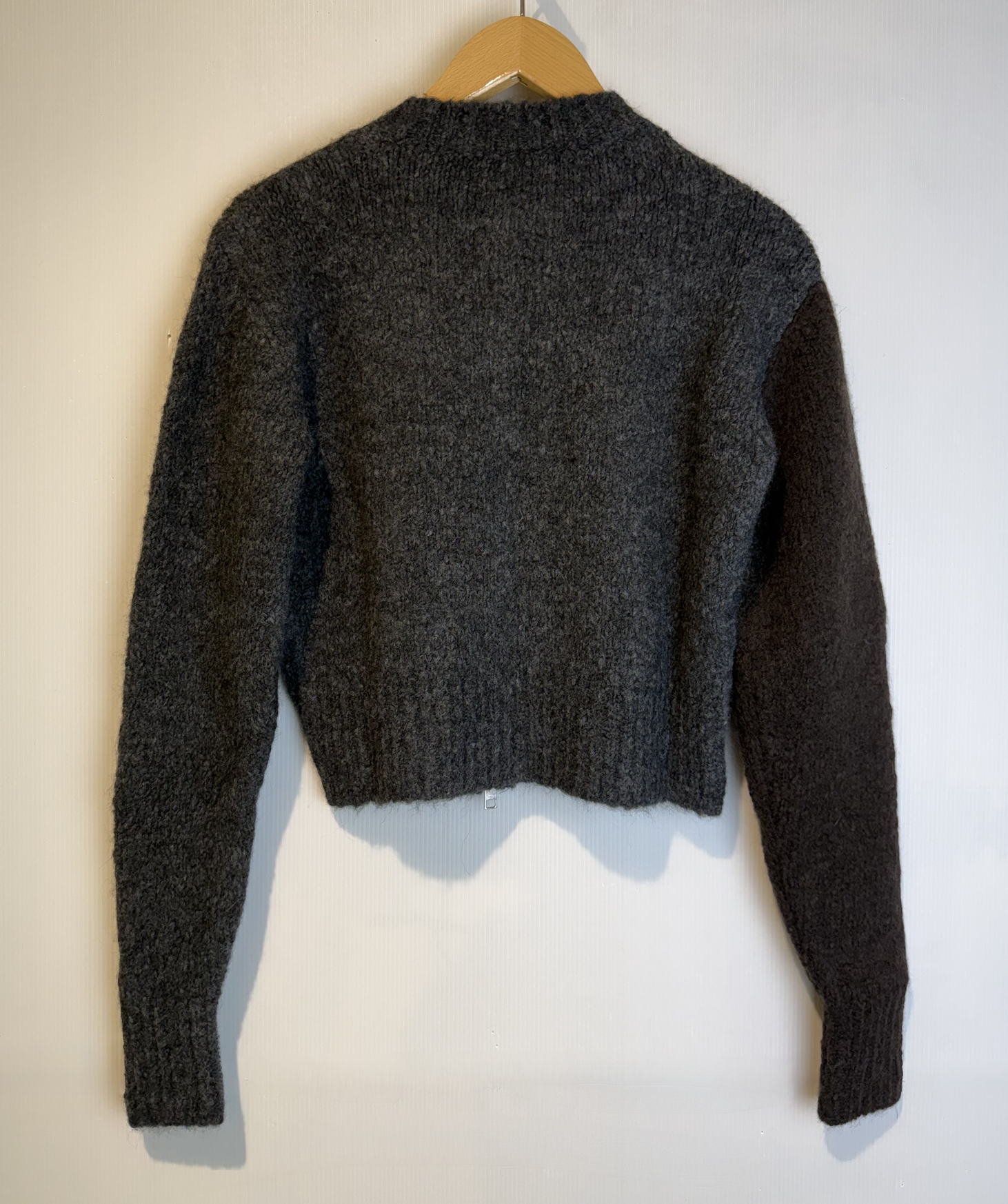 PALOMA WOOL JANE KNITTED ZIP JUMPER grey – Bild 4