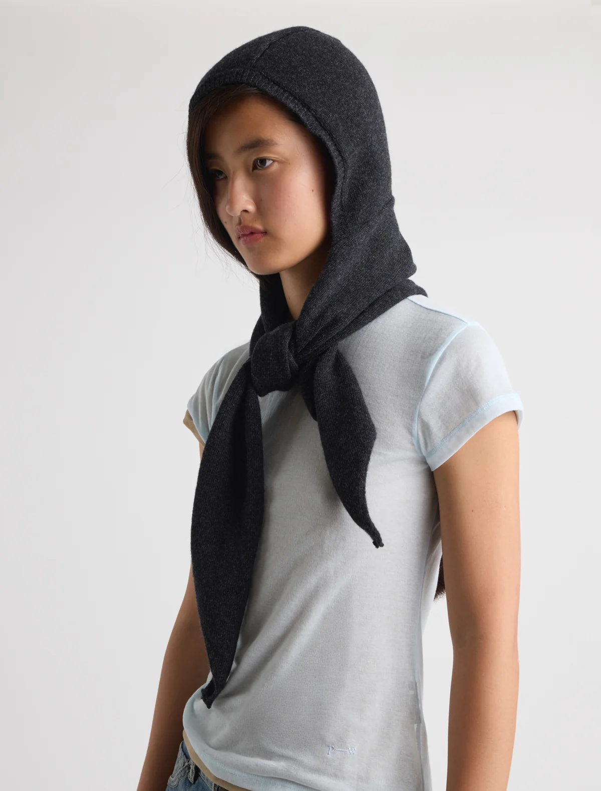 PALOMA WOOL COUCOU KNITTED HEAT SCARF grey – Bild 4