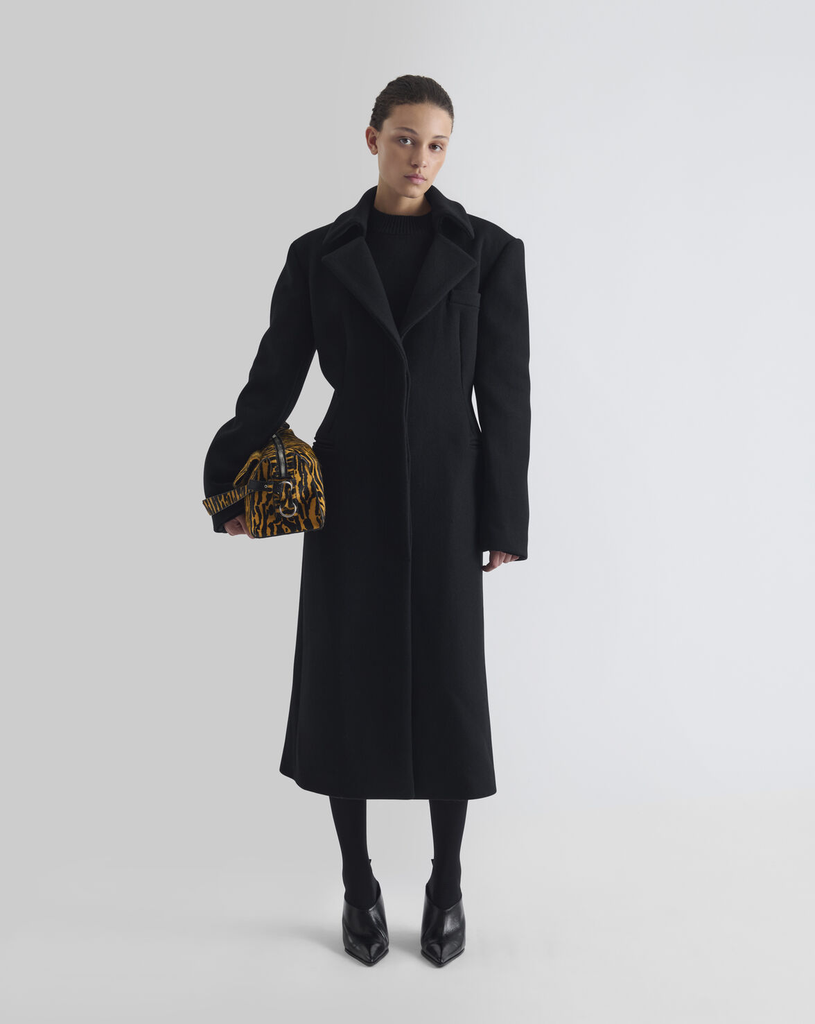 IRO PARIS DAFFODIL TAILORED LONG COAT black – Bild 6